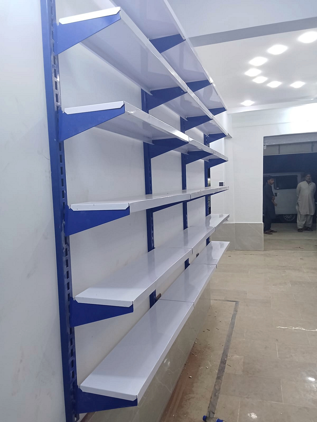 Wall Mounted Supermarket Shelving Rack